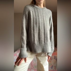 Grey Knit Sweater